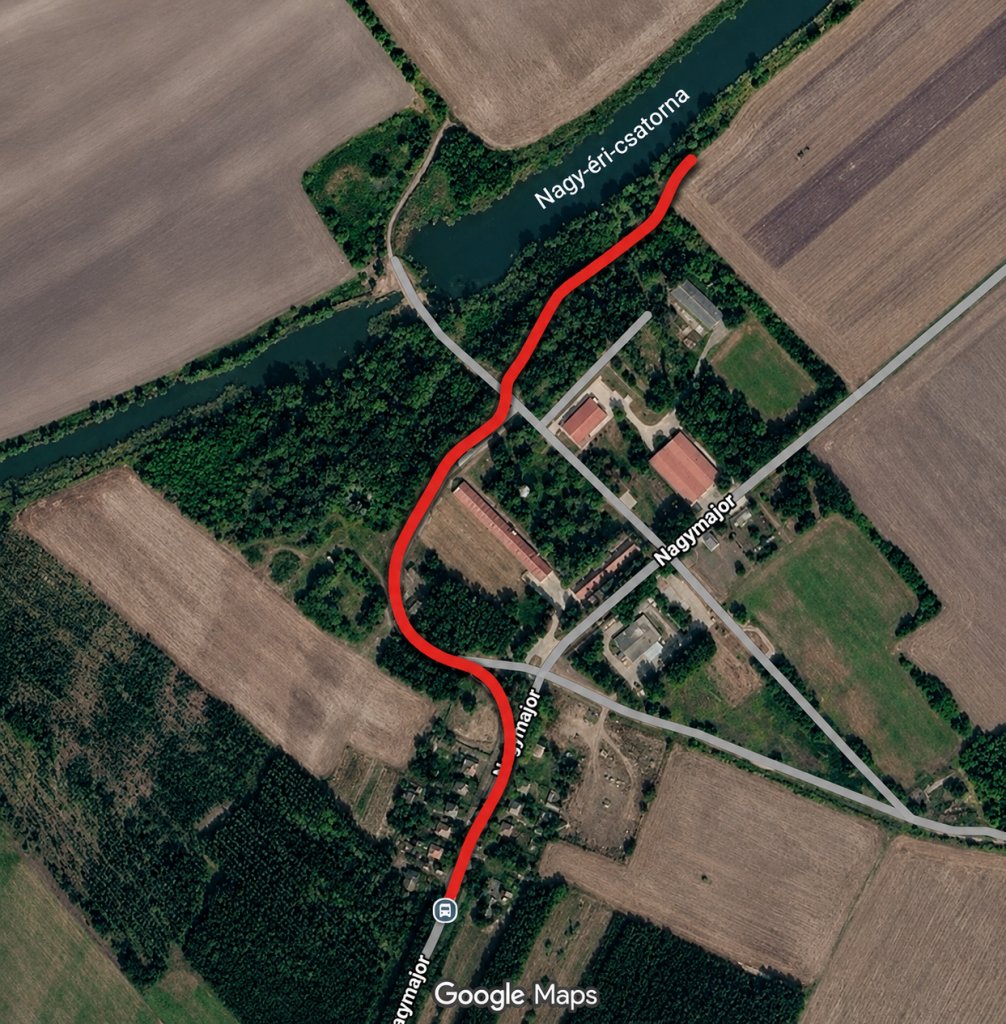 Versenypálya megközelítése – térkép
